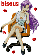 gif bisous fille